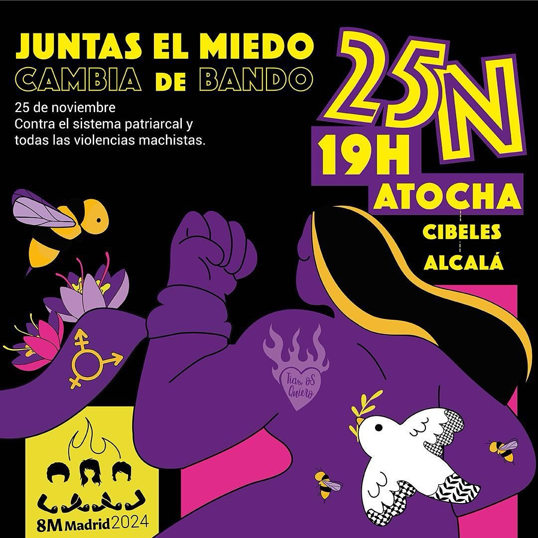 ASOCIACIÓN MIM (@asociacionmim) on Twitter photo Con motivo del #25N convocamos a todas nuestras socias a alzar la voz y tomar acción para erradicar todas las formas de violencia machista.
En Madrid nos encontraremos a las 18:45 en frente del <a href="/MNdAntropologia/">Museo Nacional de Antropología</a> con las compañeras de <a href="/CIMAcineastas/">CIMA - Asociación de Mujeres Cineastas</a>
#Comision8MMadrid Con motivo del #25N convocamos a todas nuestras socias a alzar la voz y tomar acción para erradicar todas las formas de violencia machista.
En Madrid nos encontraremos a las 18:45 en frente del <a href="/MNdAntropologia/">Museo Nacional de Antropología</a> con las compañeras de <a href="/CIMAcineastas/">CIMA - Asociación de Mujeres Cineastas</a>
#Comision8MMadrid