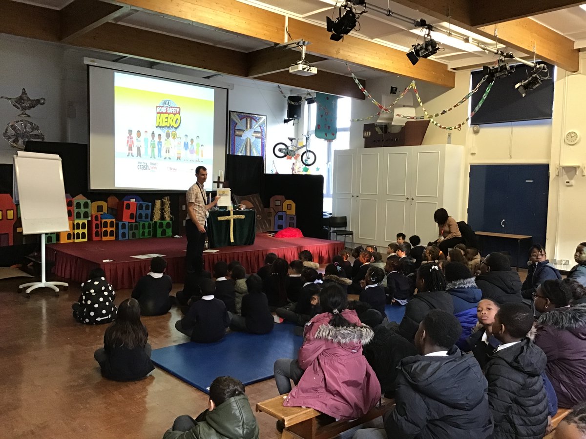 Last week we took part in various activities relating to #roadsafetyweek, starting with a whole-school assembly where children learned about the amazing work of the people who support victims of road accidents. <a href="/Brakecharity/">Brake, the road safety charity</a>