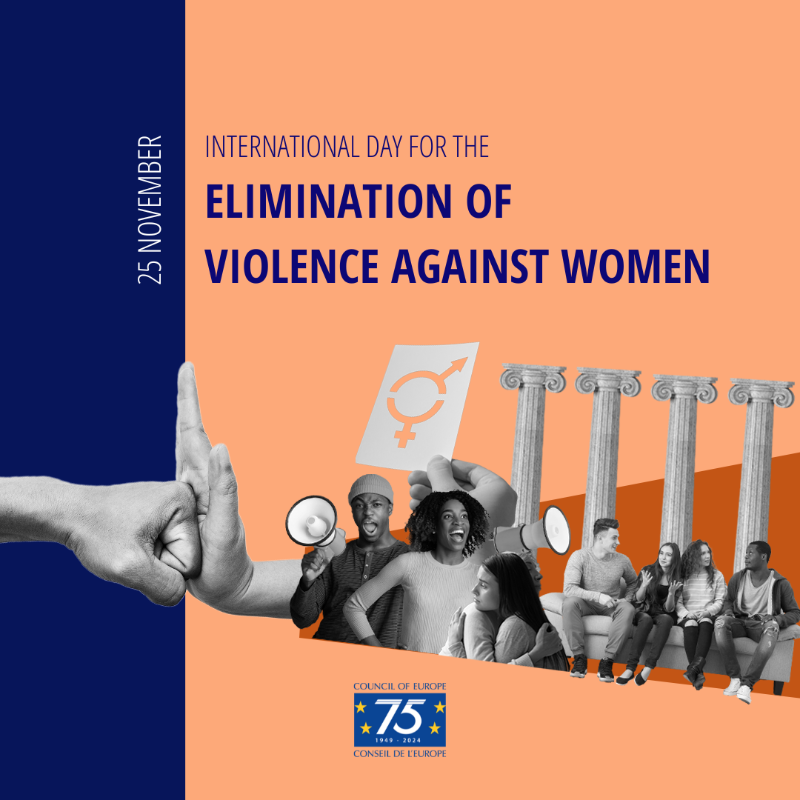 coe's tweet photo. Today we kick off the #16DaysOfActivism to end #ViolenceAgainstWomen.

Join us in raising awareness about women’s rights and the impact of the #IstanbulConvention. 

Together, we can make a difference!