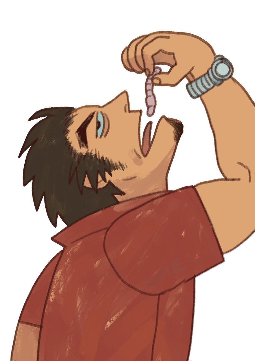 _brainrotted's tweet image. What do you call the genre of men who eat worms off the floor (my type)