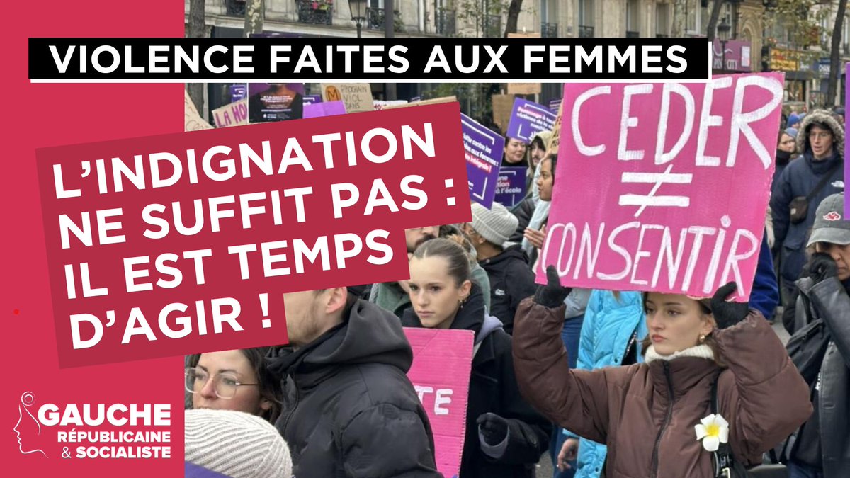 Gauche_RS's tweet image. 🟣#Violencesconjugales, #violencessexuelles, #violencessexistes: au-delà de l’indignation, passons à l’action🟣
👉 bit.ly/4fFNCQx
Face aux #violencesfaitesauxfemmes, la GRS rappelle ses exigences et ses propositions.
Assez d'indignations: agissons!
#VSS