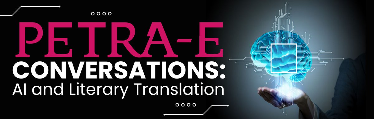 Like mixing oil and water?
Join us on 4th December for the first PETRA-E Conversations event, on AI and Literary Translation:
buytickets.at/tclct/1450810