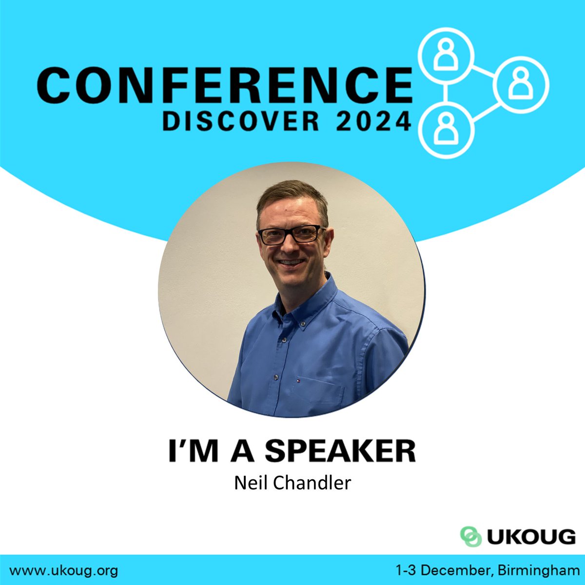 Neil Chandler (@chandlerdba) on Twitter photo See you on Sunday 1st December (and Monday and Tuesday!) in Birmingham for the <a href="/UKOUG/">UK Oracle User Group</a> Conference!
It's more than just a few talks. The ability to meet, network, learn, chat to experts, discover partners and grow ourselves and our businesses is invaluable.
See you there! See you on Sunday 1st December (and Monday and Tuesday!) in Birmingham for the <a href="/UKOUG/">UK Oracle User Group</a> Conference!
It's more than just a few talks. The ability to meet, network, learn, chat to experts, discover partners and grow ourselves and our businesses is invaluable.
See you there!