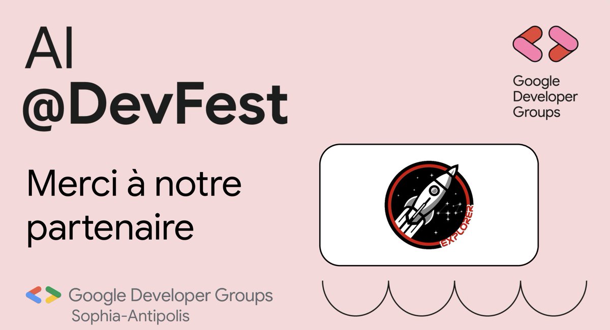 📣 Partner alert ! #42 Explorer supports #DevFest 

There's still time to join us for the event 👉 gdg.community.dev/events/details…
