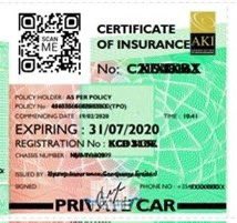 alasirimotors's tweet photo. EVERYTHING YOU NEED TO KNOW ABOUT MOTOR VEHICLE INSURANCE CERTIFICATES IN KENYA

1) Private Car - C certificate 

* Private cars used for social, domestic, pleasure purposes & the owner's business only.

2) Private Motor Cycle - D certificate
 (non fare paying passengers)

* Private Motor cycles & motorized three-wheelers used for social, domestic, pleasure purposes & the owner's business only.

3) PSV Motor cycle - D certificate (fare paying passengers)

* Restricted to public service motor cycles and motorized three-wheelers for carrying fare paying passengers.

4) Commercial Vehicles - B certificate 

* Commercial vehicles used for business such as tractors,worries,trucks,pickups,trailers,institutional & school vehicles & motor trade.

5) PSV - A (Matatu Certificate)
* Restricted to public service vehicles operated as matatus and carrying between 7 and 35 passengers 

6) PSV - A(Bus Certificate)
* Restricted to public service vehicles operated as buses and carrying 36 passengers & above.

7) PSV - A(Taxi Certificate)
* Restricted to public service vehicles operated as taxis

8) PSV - A(Unspecified Certificate)
* This category is for public service vehicles for private & public hire (self-drive and chauffeur driven)

Motor Insurance Sticker Colors
- Kenya. 

1) Motor Private Insurance : Green

2) Motor Commercial : Blue

3) purple : Motor Cycle

4) Orange/yellow : PSV

Call us on : 0727497935 for questions & further clarification