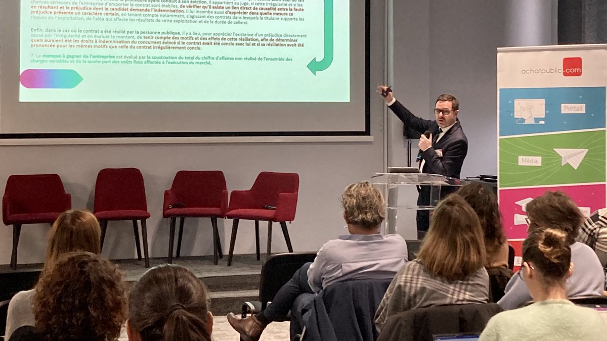 achatpublic_com's tweet photo. 🎙️ Folle Semaine des #MarchésPublics 2024 : Un an de jurisprudence #CommandePublique. @GKalfleche, Professeur de #DroitPublic à Toulouse 1 Capitole.. #FSMP24 https://t.co/1NUZmmuwGz