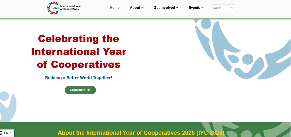 Cooperatives Europe (@coopseurope) on Twitter photo Exciting news! The official website for the 2025 <a href="/UN/">United Nations</a> International Year of Cooperatives is now live.🎉
Find key info about the #IYC2025, upcoming events, resources, and about how cooperatives are building a better world.
Check it out! 🌍✨
2025.coop Exciting news! The official website for the 2025 <a href="/UN/">United Nations</a> International Year of Cooperatives is now live.🎉
Find key info about the #IYC2025, upcoming events, resources, and about how cooperatives are building a better world.
Check it out! 🌍✨
2025.coop