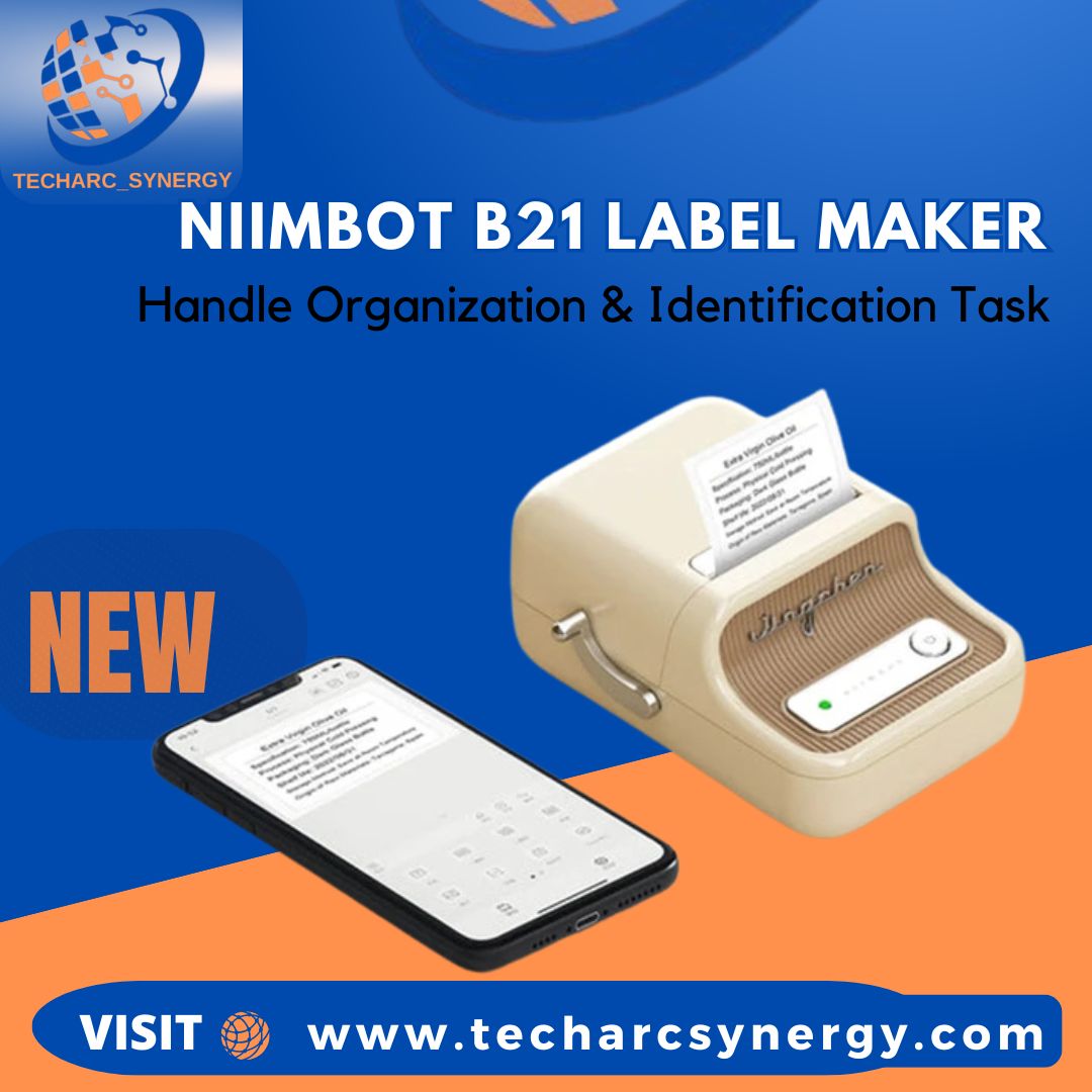 Techarcsynergy's tweet image. Take your business to the next level with our portable thermal printer! Print labels, stickers, and barcodes anywhere, anytime. #BusinessEssentials #PortablePrinter