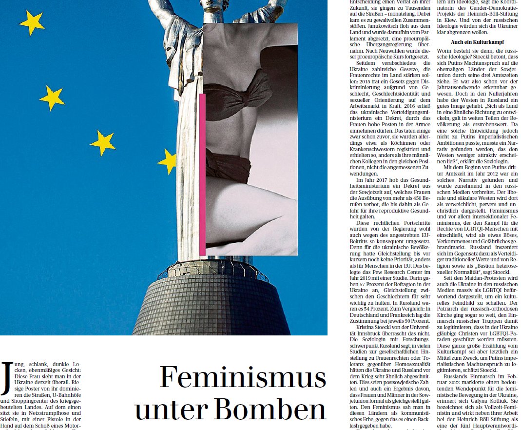 Read “Feminism under Bombs” by Alice V. Lenthe with my comments. One can see opposite interpretations of the “nationalism vs feminism” problem in war-torn Ukraine. Mainstream femonationalism downplays the influence and the threats from the far-right and considers Azov as a