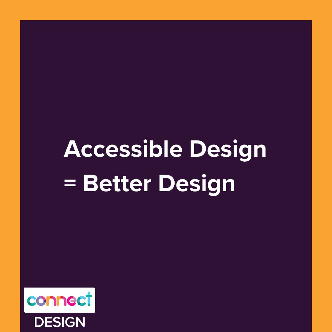 connecttodesign's tweet image. We specialize in making your digital and printed materials inclusive and impactful. Just reach out via message or at connecttodesign.co.uk. Let’s create better design, together! 🌟  

#Accessibility #Inclusive #VisuallyImapired #AccessibleSocialMedia