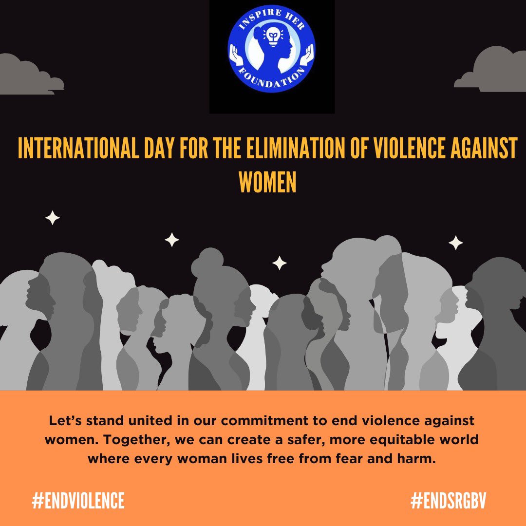 On International Day for the Elimination of Violence against Women, let’s stand united in our commitment to end violence against women. Together, we can create a safer, more equitable world where every woman lives free from fear and harm.
#EndSGBV