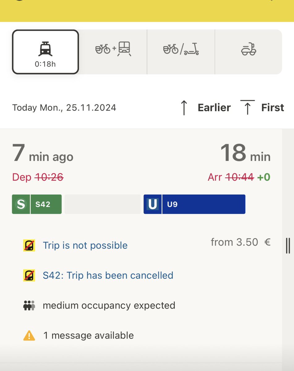 Your typical urban German + train experience.