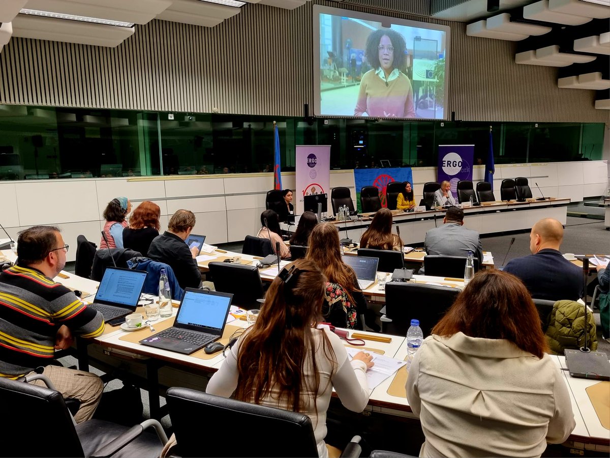 ERGO Network (@ergo_network) on Twitter photo We are grateful to <a href="/CAMARAMlissa2/">Mélissa CAMARA</a>, Member of the <a href="/GreensEFA/">Greens/EFA in the EU Parliament 🌍</a> in the <a href="/Europarl_EN/">European Parliament</a>, for firmly declaring her commitment to fight #antigypsyism since the beginning of her mandate.
«We must work together on all levels to ensure Roma have the full rights.»
#ERGOConference2024 We are grateful to <a href="/CAMARAMlissa2/">Mélissa CAMARA</a>, Member of the <a href="/GreensEFA/">Greens/EFA in the EU Parliament 🌍</a> in the <a href="/Europarl_EN/">European Parliament</a>, for firmly declaring her commitment to fight #antigypsyism since the beginning of her mandate.
«We must work together on all levels to ensure Roma have the full rights.»
#ERGOConference2024