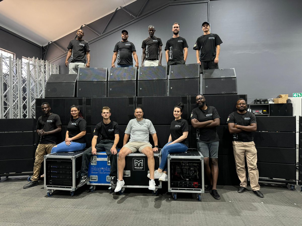 With major events lined up, Namibian events company Plug &amp; Play has upgraded its Martin Audio inventory with an investment in WPC via distributors <a href="/Audiosure/">Audiosure</a>.

Read more: martin-audio.com/news/press-rel…

#MartinAudioFamily