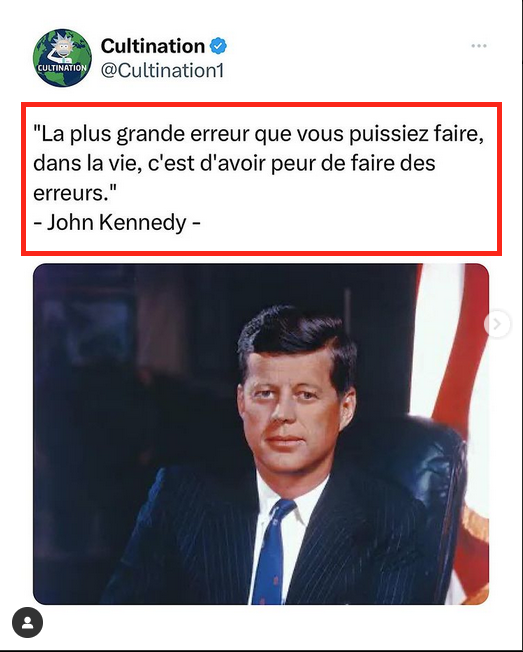 Wake_Up_69's tweet photo. @Christi83774909 Fake ! l'originale 10 juin 1963,
Discours à l'Université américaine de Washington. Vous concernant ceci vous va à ravir Il  y a 3 choses vraies, Dieu, la sottise humaine &amp; le rire. Puisque  les 2 premières dépassent notre entendement, arrangeons-nous au mieux  avec la 3ème. 😆 https://t.co/SbJt69mWVw
