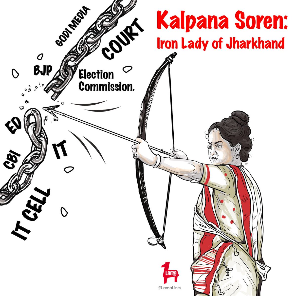 LamaLines's tweet photo. KALPANA SOREN- A IRON LADY!

#Lamalines #Jharkhand #KalpanaSoren https://t.co/51mGXlQRrO