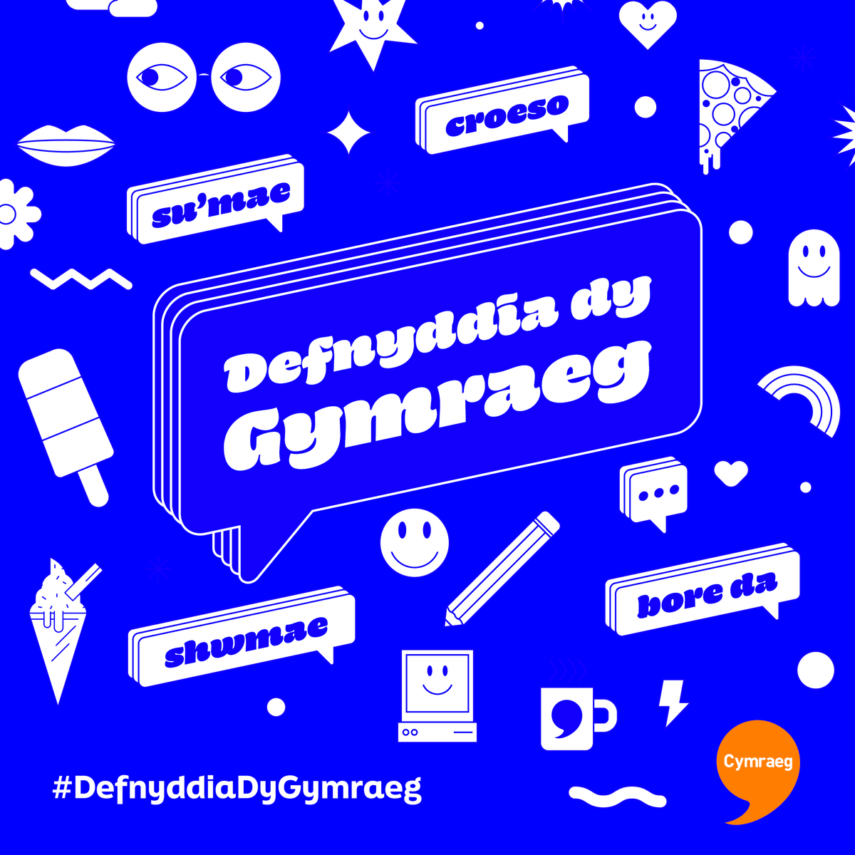 Welsh is a language for everyone. Use your Welsh with us - on the phone, on social media, by e-mail or face to face. #DefnyddiaDyGymraeg