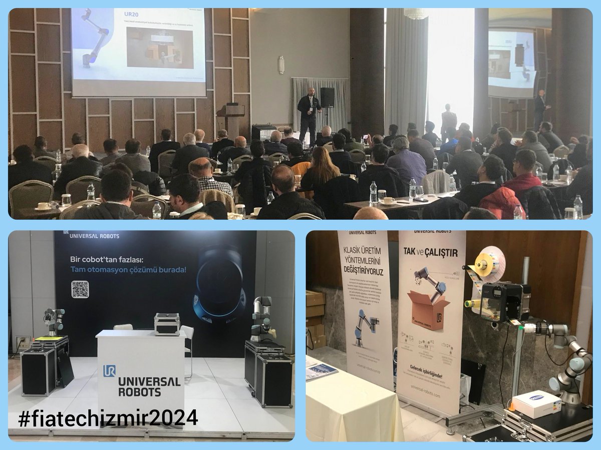 🎉 Teşekkürler İzmir! 
"Fia Tech İzmir Otomasyon Fuarı"nda gösterdiğiniz ilgiye teşekkür ederiz! 

21-23 Kasım tarihlerinde, Tepekule Kongre ve Fuar Merkezi’nde endüstriyel dijital dönüşümün geleceğini birlikte keşfetme fırsatı bulduk. 

  #cobot #robotikotomasyon #fiatechizmir