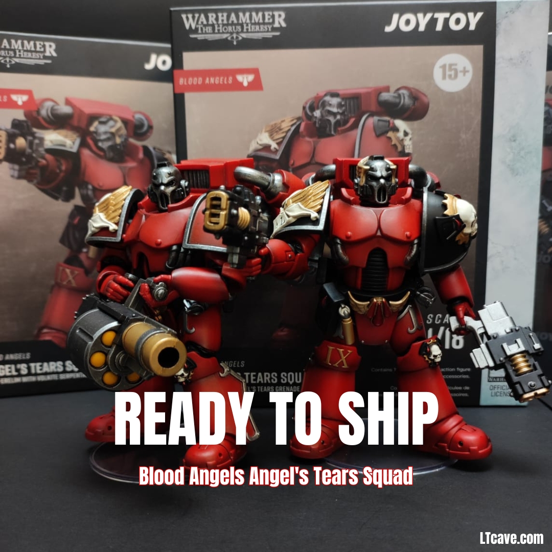 LTcave_official's tweet photo. [Ready to ship] 
https://t.co/MfggneQrUX

The Blood Angels Angel's Tears Squad is now ready to ship. They served under Sanguinius during the Horus Heresy, bearing the title of 'Erelim'. Order now and get these warriors.
 
#Ltcave #JOYTOY #bloodangels #angelstears https://t.co/A2HpMOlPwo