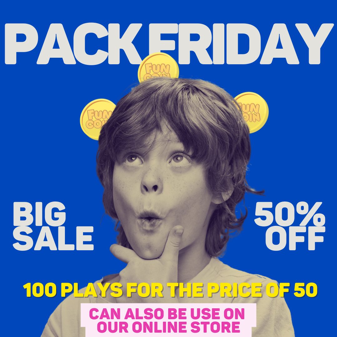 🎉 Black Friday is HERE, and the Fun just got BIGGER with FunHub! 🎉

🚨 Exclusive FunCoin Deals 🚨
💰 100 FunCoins for just £50
💰 45 FunCoins for only £30

Get the App: linktr.ee/lovefunhub

#BlackFriday #FunHubDeals #FamilyFun #ShoppingCentreVibes