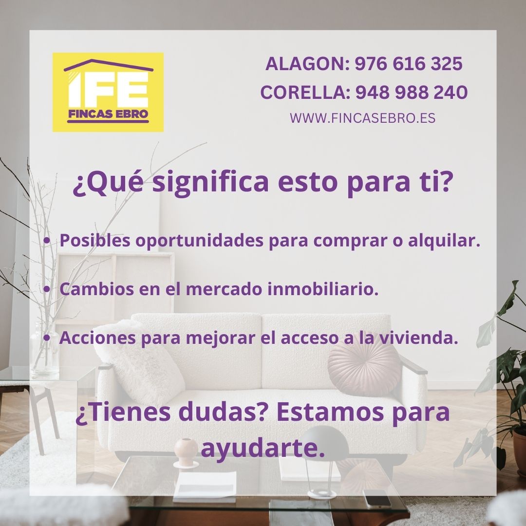FincasEbro's tweet photo. 🌟 ¡Atención Navarra! Corella, Tudela, Cintruénigo y más podrían ser "Zonas de Mercado Residencial Tensionado". 🏡 ¿Qué significa para ti? Cambios que impactan comprar, vender o alquilar vivienda. En Fincas Ebro, resolvemos tus dudas. 💬
📞 948988240 #ruralesvida https://t.co/Kx0ejRoPPP