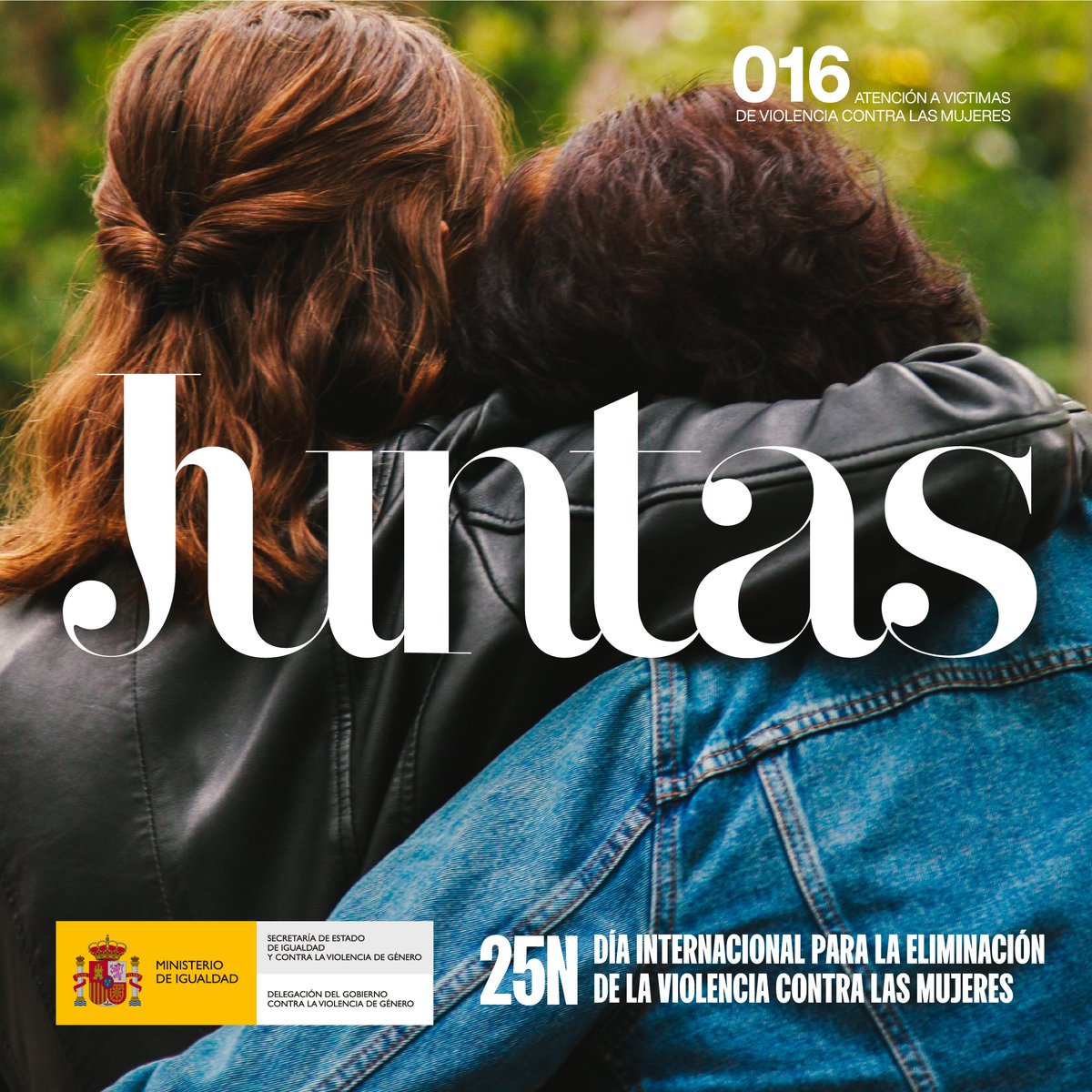 Con motivo del #25N, Día Internacional para la Eliminación de la Violencia contra las Mujeres, desde el Comité de Igualdad del #IEO queremos unirnos a la campaña #JUNTAS de <a href="/IgualdadGob/">Ministerio de Igualdad</a> 

#Juntas, desde todos los ámbitos, trabajamos para acabar con las violencias machistas. #25N