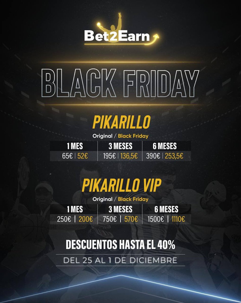 Llega Black Friday a nuestros servicios.
Servicios sin earlys!