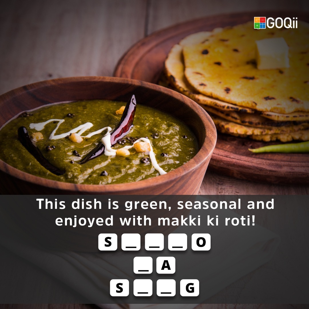 ✨ Straight outta Punjab, this dish is all about keeping warm, strong and satisfied during the chilly season. 💪💚

Paired with a hearty makki di roti, it’s a meal that’s both comfort and health in every bite! What are we talking about?

#TasteOfPunjab #WinterWellness #GOQiiApp