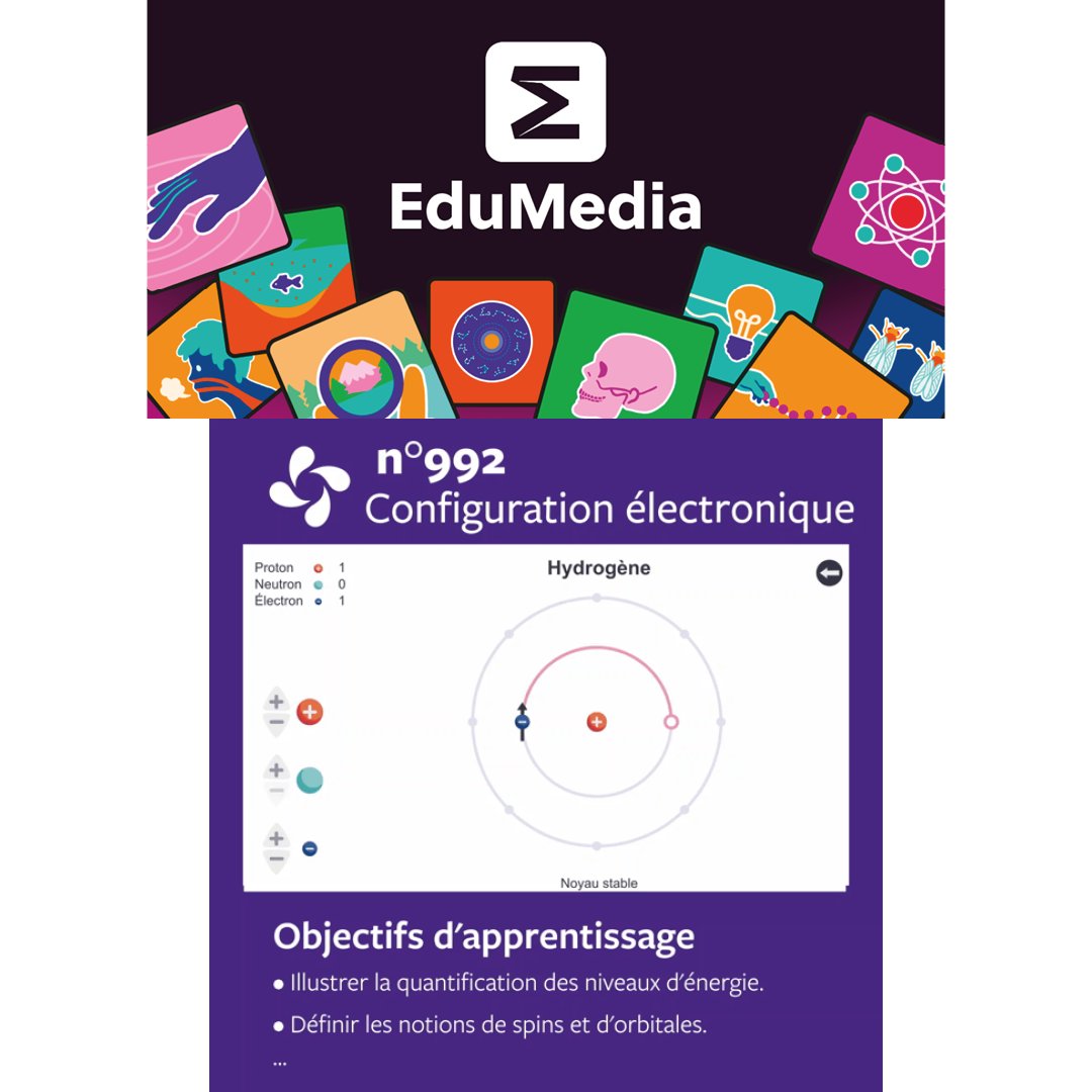 🗞 L'Actu des Éditeurs I EduMedia

🔬 Grâce à @edumediatweets , voyez les sciences sous un autre regard !

🧬 Simulations interactives de notions scientifiques fondamentales !

🔗 swll.to/Sgs0p

#simulation #numeriqueeducatif #sciences #edumedia #librairieLDE