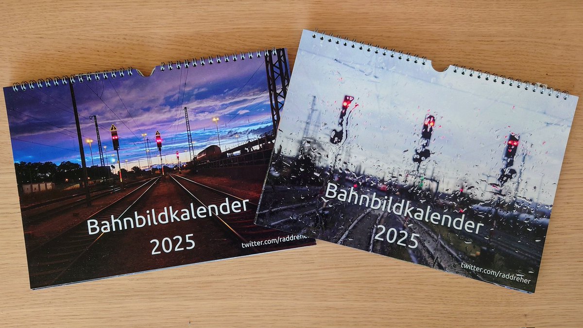 Dieses Jahr ist es wieder soweit, es gibt zwei Kalender mit je 13 unveröffentlichten Motiven im Format A4. Stückpreis liegt bei 20€.
Die linke Variante hat nur E-Loks als Motive, die rechte Variante Diesel- und E-Loks.

Bestellfrist ist der 07.12.2024, schreibt mich gerne an ✌️