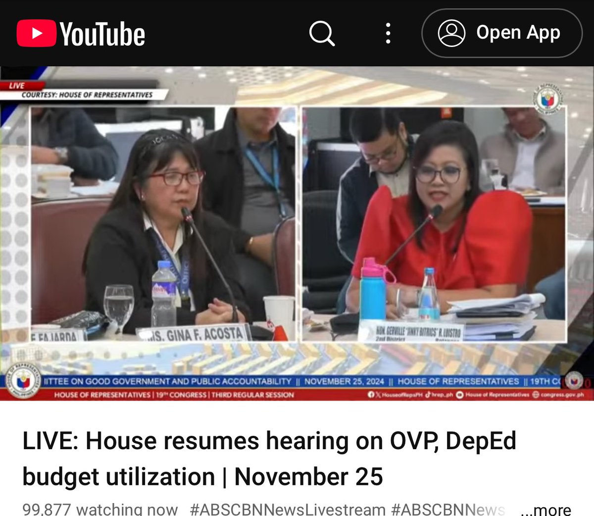 From the ongoing House inquiry on Deped budget usage, there are Piattos surnames in Davao City, as confirmed by the OVP Disbursement officer Acosta. Interesting 🤨🤨🤨