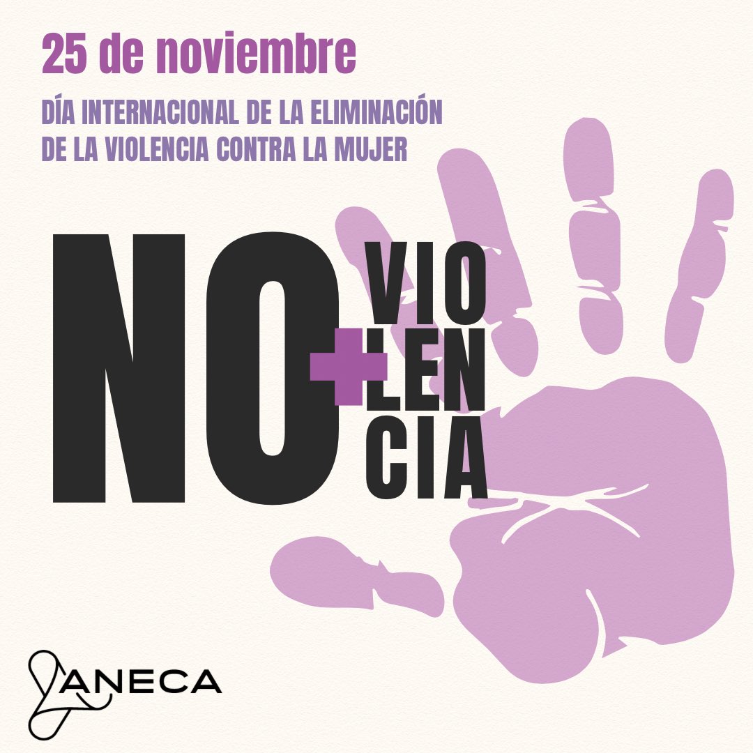 🗓️ Hoy se conmemora el día internacional de la eliminación de la violencia contra las mujeres.

ANECA se suma al compromiso para erradicar este tipo de violencia. Este año hemos actualizado nuestro protocolo contra el acoso sexual y por razones de sexo 👇🏽

bit.ly/4eOdDfD