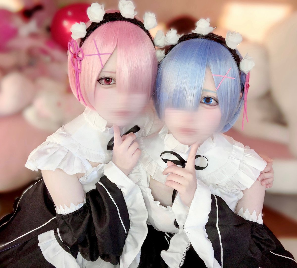 リアル双子でレムラム
 #いい双子の日