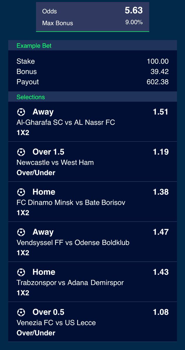 visualcodeonx's tweet image. 🚨🚨LECTURE TIME : Hot best of 5 , 5 odds to start your Monday 📌🔥.
📌Risk management is important.