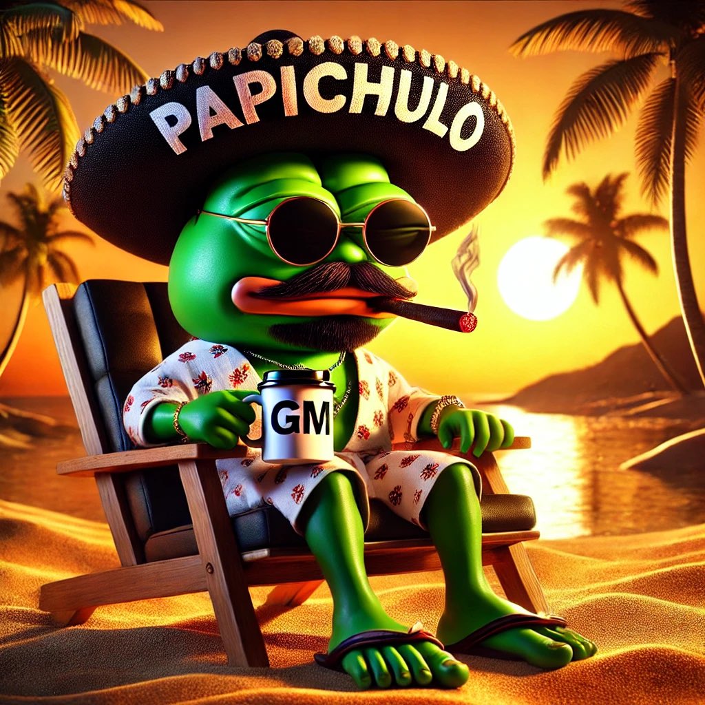 Papichulomeme's tweet image. Gm $CHULO fam! 🌅🌴