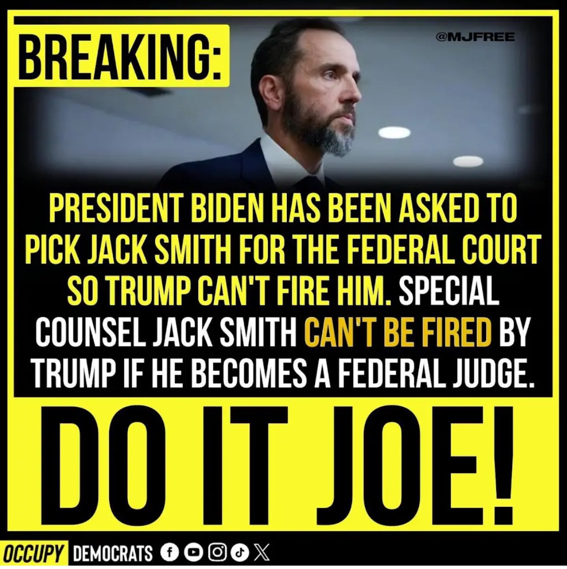 BluePlanetRick's tweet photo. From @OccupyDemocrats 
Thank you @JoeBiden for all you have done and continue to do for the country. https://t.co/IjeaPkJ4rK