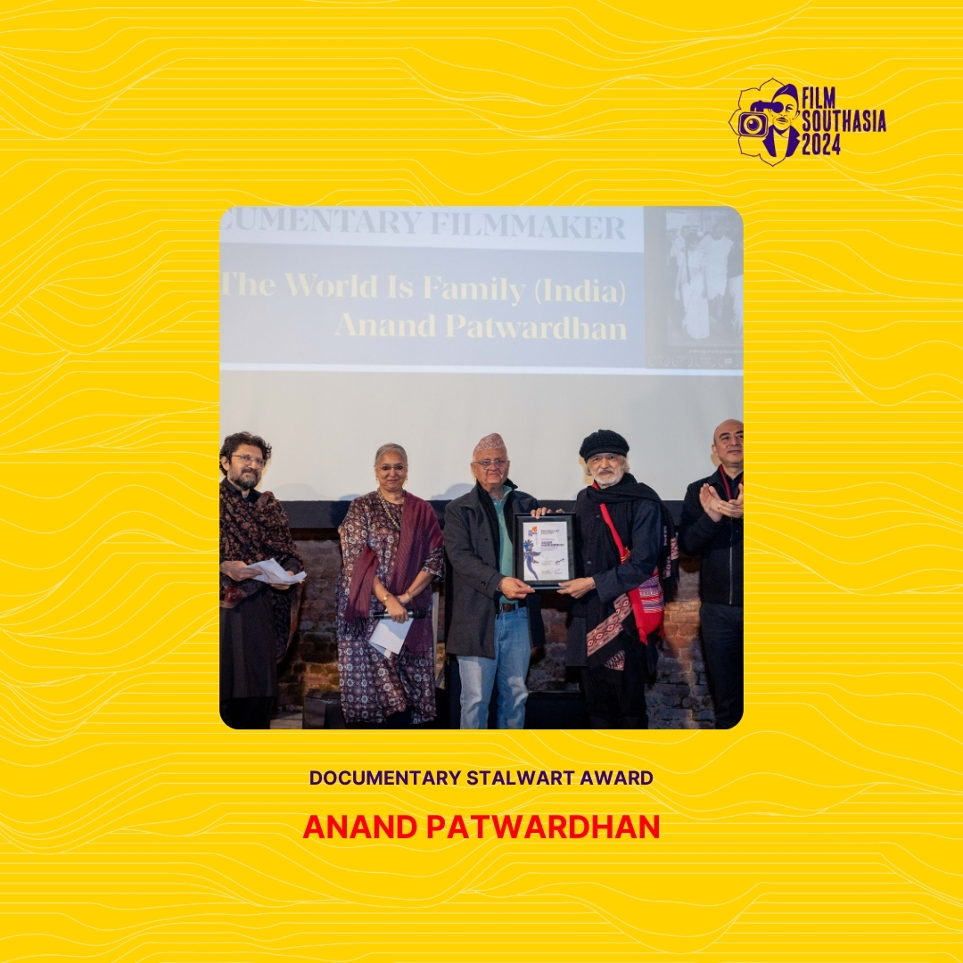 Documentary Stalwart Award goes to Anand Patwardhan for his decades long contribution to film and documentary.