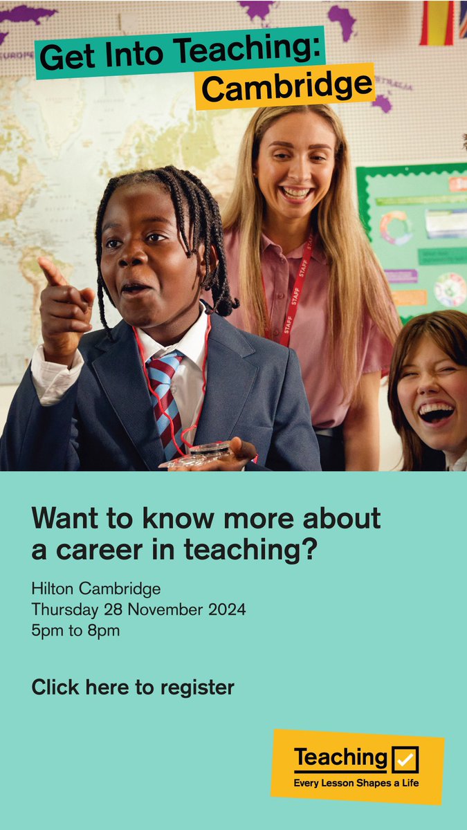 Come and meet me in Cambridge on Thursday evening to find out more about a career in teaching languages and what the <a href="/NML_Teach/">NML SCITT</a> @oundleschool can offer! #teachlanguages #traineeteacher #mfltwitterati