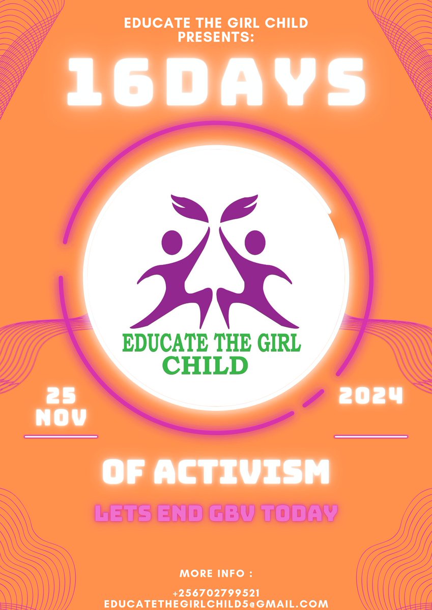 Educate The Girl Child (@child3530) on Twitter photo Today marks the begining of the 16days of Activism 2024. Lets end GBV amongst the women #NoExcuse #GenerationEquality #OrangrTheWorld #HearMeToo <a href="/BelgiumInUganda/">Embassy of Belgium in Uganda</a> <a href="/oliva_auma/">auma oliva</a> <a href="/TakeActInitia/">Take action on children education initiatve</a> <a href="/GirlsMentrship/">Girls &Mentorship Space</a> <a href="/TrassyleenO/">Trassyleen Ankunda</a> <a href="/GlobalLUg/">Global Learning for Sustainability(GLS)</a> <a href="/arinaitwehannah/">Hannah Arinaitwe</a> <a href="/KatusimeSuzan/">Katusiime Susan</a> <a href="/unwomenuganda/">UN Women Uganda</a> Today marks the begining of the 16days of Activism 2024. Lets end GBV amongst the women #NoExcuse #GenerationEquality #OrangrTheWorld #HearMeToo <a href="/BelgiumInUganda/">Embassy of Belgium in Uganda</a> <a href="/oliva_auma/">auma oliva</a> <a href="/TakeActInitia/">Take action on children education initiatve</a> <a href="/GirlsMentrship/">Girls &Mentorship Space</a> <a href="/TrassyleenO/">Trassyleen Ankunda</a> <a href="/GlobalLUg/">Global Learning for Sustainability(GLS)</a> <a href="/arinaitwehannah/">Hannah Arinaitwe</a> <a href="/KatusimeSuzan/">Katusiime Susan</a> <a href="/unwomenuganda/">UN Women Uganda</a>