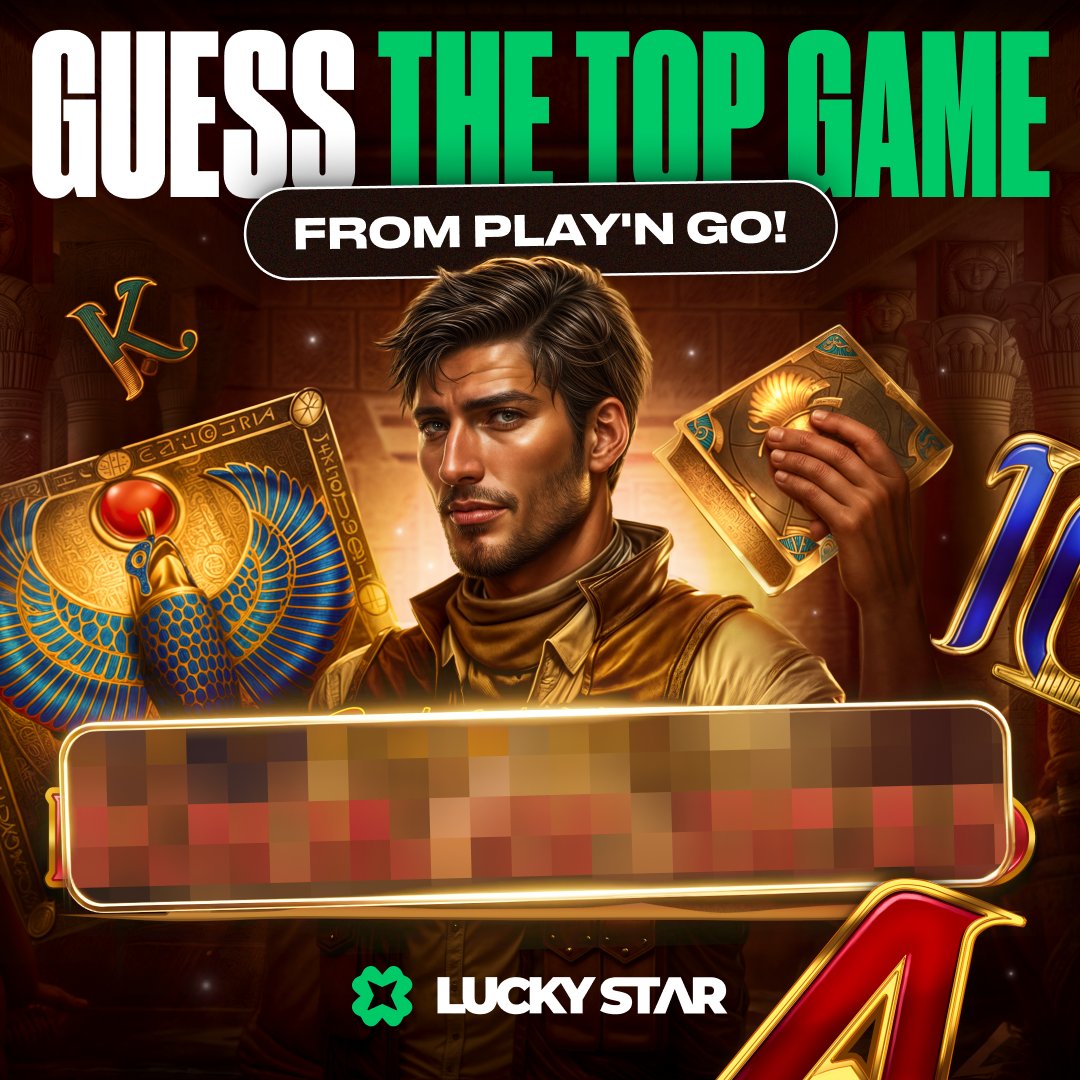 1luckystarcom's tweet photo. An Indiana Jones-like adventurer sets off on an epic journey to uncover hidden riches in Egypt. Are you ready to join him and claim your share of the treasure?

Only a true treasure hunter will know the name of this legendary slot. Are you one of them?🤑

https://t.co/gFxDBOLffs https://t.co/rlpqz3ieqH