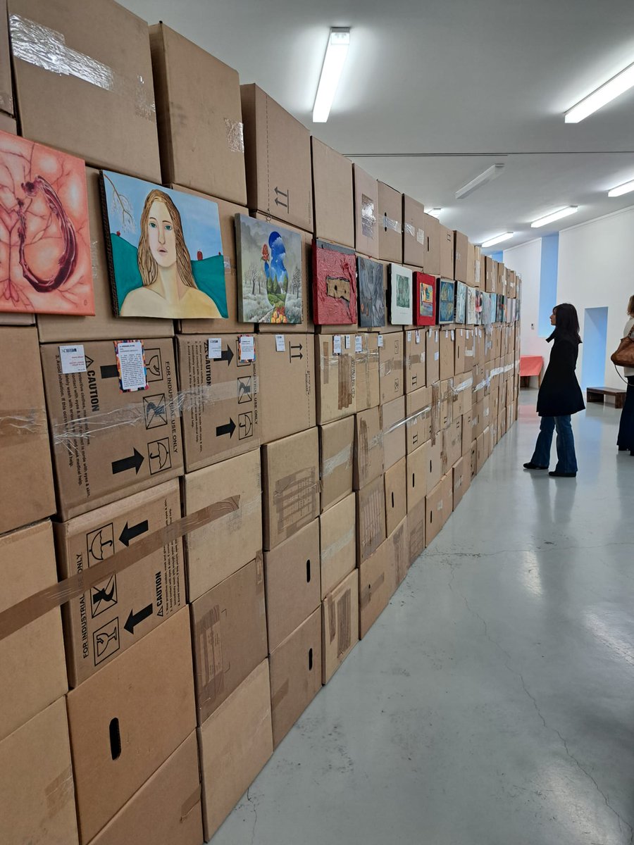 ArtistAbal's tweet photo. Venerdì 22 Novembre è iniziata la mostra collettiva dal titolo "Il Muro del Cambiamento" 
per la giornata contro la violenza sulle donne.
Organizzata dall'associazione Noibrera, presso Stecca3 Milano.
Io ho partecipato con l'opera dal titolo "La Speranza di Eva.
#arte #milano https://t.co/WfhvGDBYKf