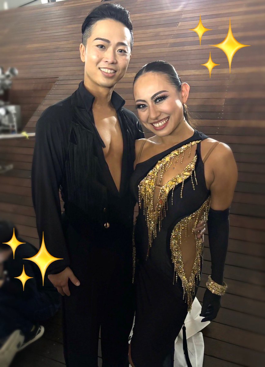 TFDanceAcademy's tweet photo. ✨✨結果報告✨✨
昨日行われました全関東ダンス選手権大会

梅田慎太郎・熊井郁美組
㊗️準決勝進出しました✨✨

これにより年度末A級昇級が確定しました╰(*´︶`*)╯♡

皆様応援ありがとうございました(((o(*ﾟ▽ﾟ*)o)))✨✨ https://t.co/DI5IbufK47