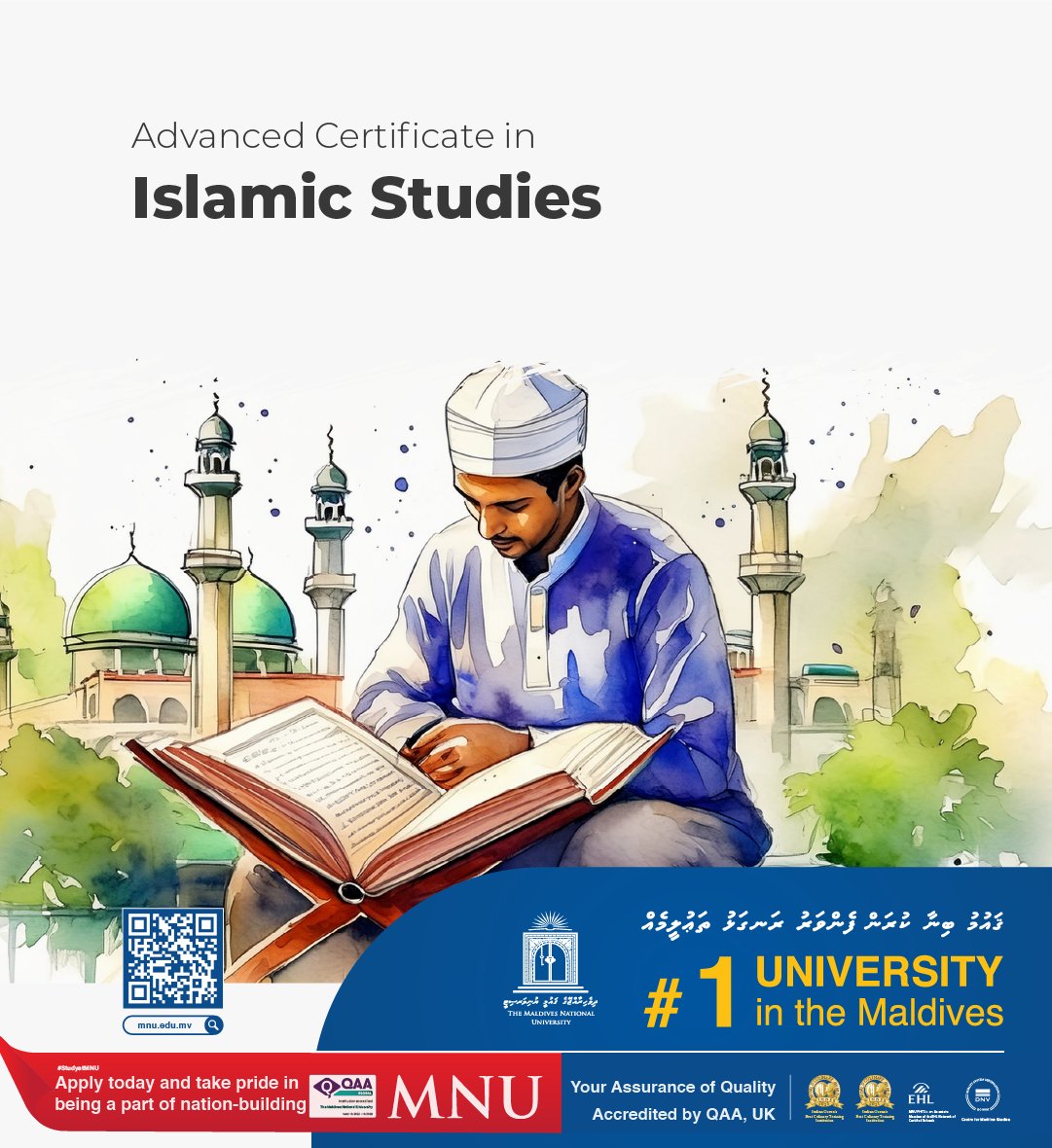 MNUedu's tweet photo. Gain advanced knowledge in Islamic theology, law, and contemporary issues with our Advanced Certificate in Islamic Studies, designed to deepen understanding and critical thinking.

MNU February Intake, 2025 | Deadline: 23rd January 2025

#NationBuildingSince1973 #MNUFebruaryIntake2025 #StudyatMNU

Visit: https://t.co/qdQvFTmLaM
Apply now: https://t.co/0A3Uebl4Hl