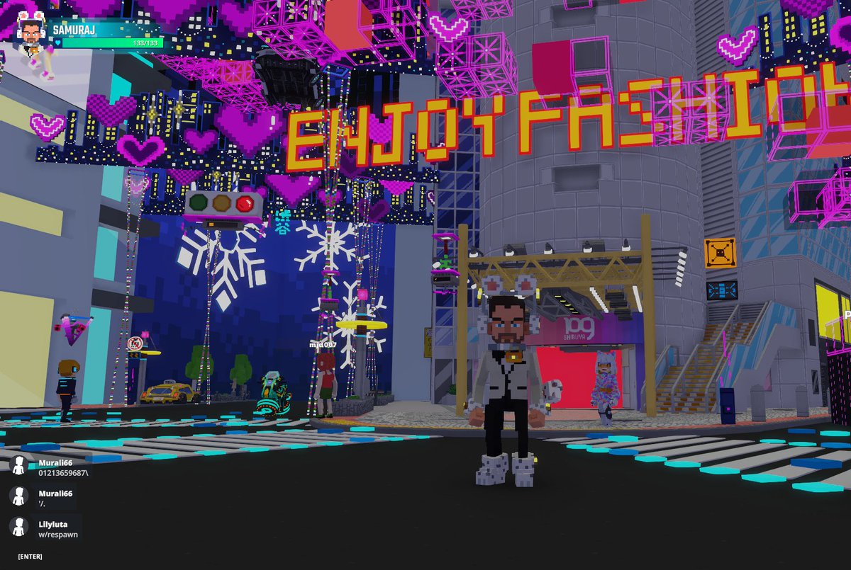 Strutting my stuff in <a href="/SHIBUYA109NET/">SHIBUYA109</a> Fashion Liberation in <a href="/TheSandboxGame/">The Sandbox</a>. Tokyo street style has nothing on this! 👗👠 register-landings.sandbox.game/alphaseason4-s… #TheSandbox #AlphaSeason4 #AS4SocialChallenge