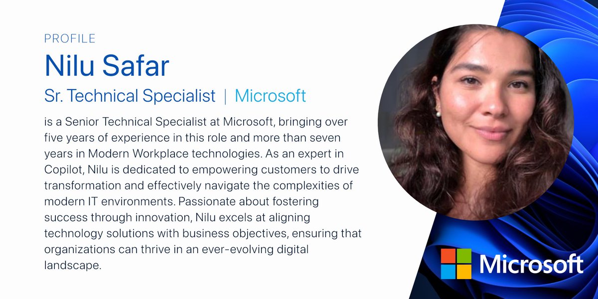 🚀 Unlocking value for <a href="/Microsoft/">Microsoft</a>  Partners with Teams Integrations and Co-Pilot! 🌟 Join us for a webinar with Nilu Safar from #Microsoft to discover how to enhance client value with #MicrosoftTeams integrations &amp; the adoption of Co-Pilot. Join here - bit.ly/40T6AhL