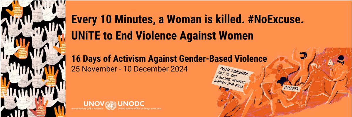 Today is International Day for the Elimination of Violence Against Women. It launches the UN’s global event: 16 Days of Activism Against Gender-Based Violence. COPFS supports this campaign. We strive for a brighter future free from such crime. #16Days #NoExcuse