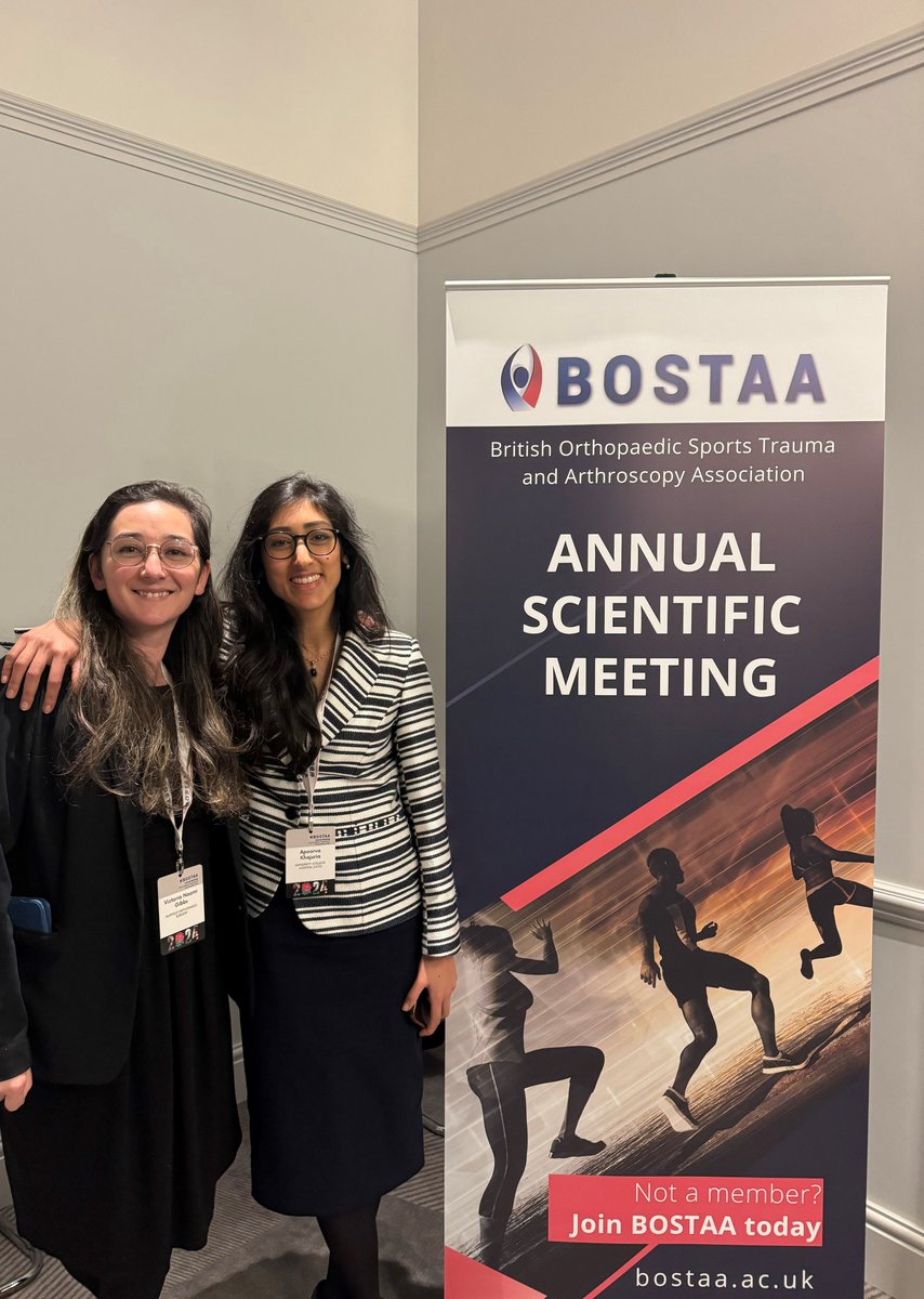 OWs Naomi Gibbs (02-07, M) and Apoorva Khajuria (07-12, N) bumped into each other recently at an Orthopaedic surgeon conference.

Only 7% of medics in lower limb orthopaedics are women - so it is great to see 2 OWs working in this field.