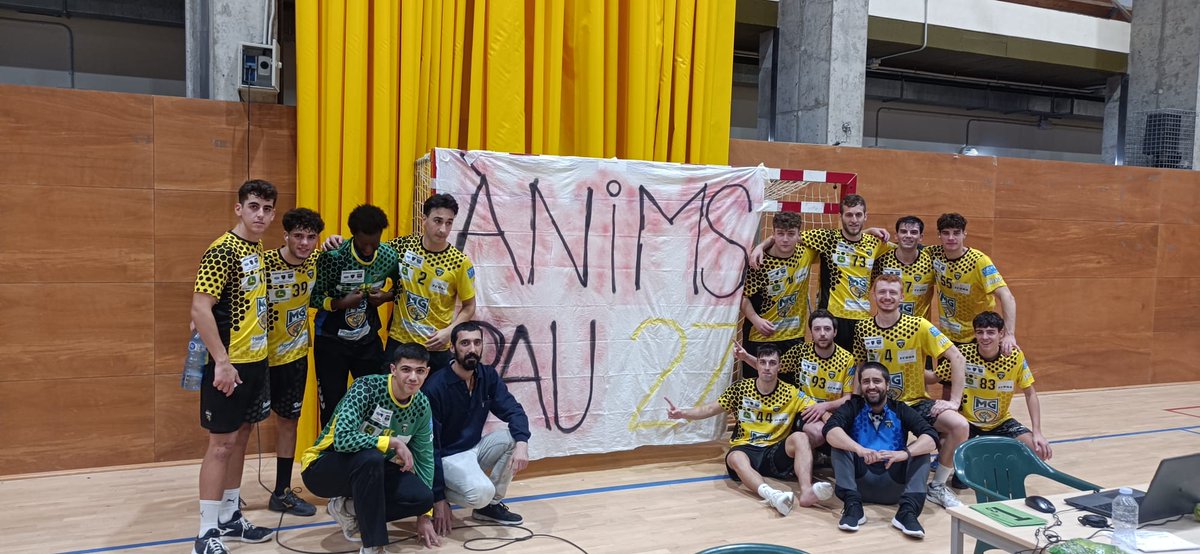 HandbolFornells's tweet photo. Ànims Pau 27!
#handbol #aefornells #fornellsdelaselva #unpobleunequipsomhifornells https://t.co/un1XXqqrNX