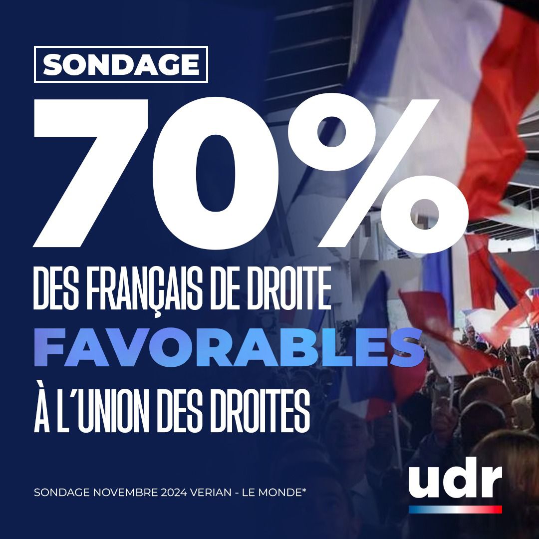 OlivierFayssat's tweet image. 👉 Les Français savent que seule l&apos;alliance du @partiudr et du @RNational_off saura :

➡️ faire face à la #submersionmigratoire

➡️ ramener la #sécurité

➡️ protéger nos enfants, notre #culture, les finances du pays, notre #agriculture, nos entreprises et le pouvoir d&apos;achat…