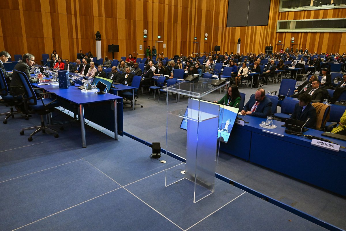 rafaelmgrossi's tweet image. The National Liaison Officers are key in supporting the implementation of the @IAEAorg technical cooperation &amp;amp; aligning it w/ national priorities. Pleased to meet NLOs from across the 🌍 ahead of 2024 #IAEAMinisterial Conference tomorrow &amp;amp; share my priorities for the work ahead.